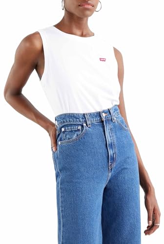 Levi's Damen Dara Tank Top, White +, L von Levi's