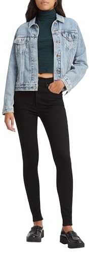 Levi's Damen Mile High Super Skinny Jeans, Black Galaxy, 23W / 34L von Levi's