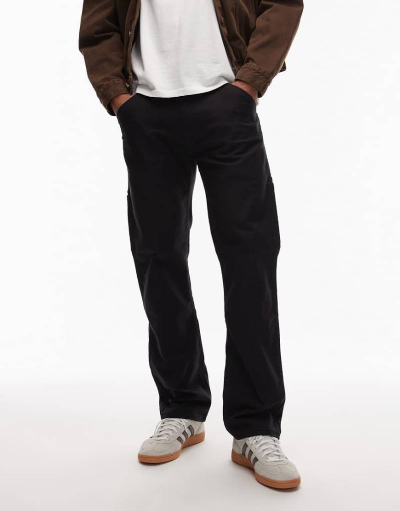 Levi's - Workwear Capsule 505 - Utility-Hose aus Canvas in Schwarz mit geradem Schnitt von Levi's