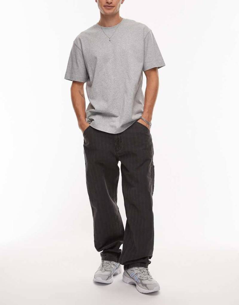 Levi's - Workwear 568 - Locker sitzende Carpenter-Hose mit geradem Schnitt in verwaschenem Schwarz von Levi's