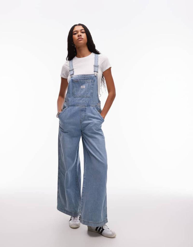 Levi's - XL - Latzhose in heller Waschung-Blau Levi's - XL - Latzhose in heller Waschung-Blau von Levi's
