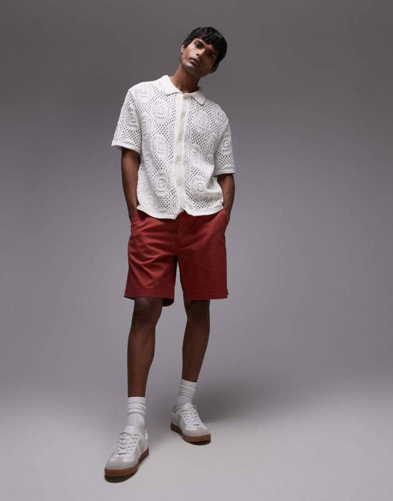 Levi's - XX Authentic - Locker geschnittene Chino-Shorts aus Twill in Rot von Levi's