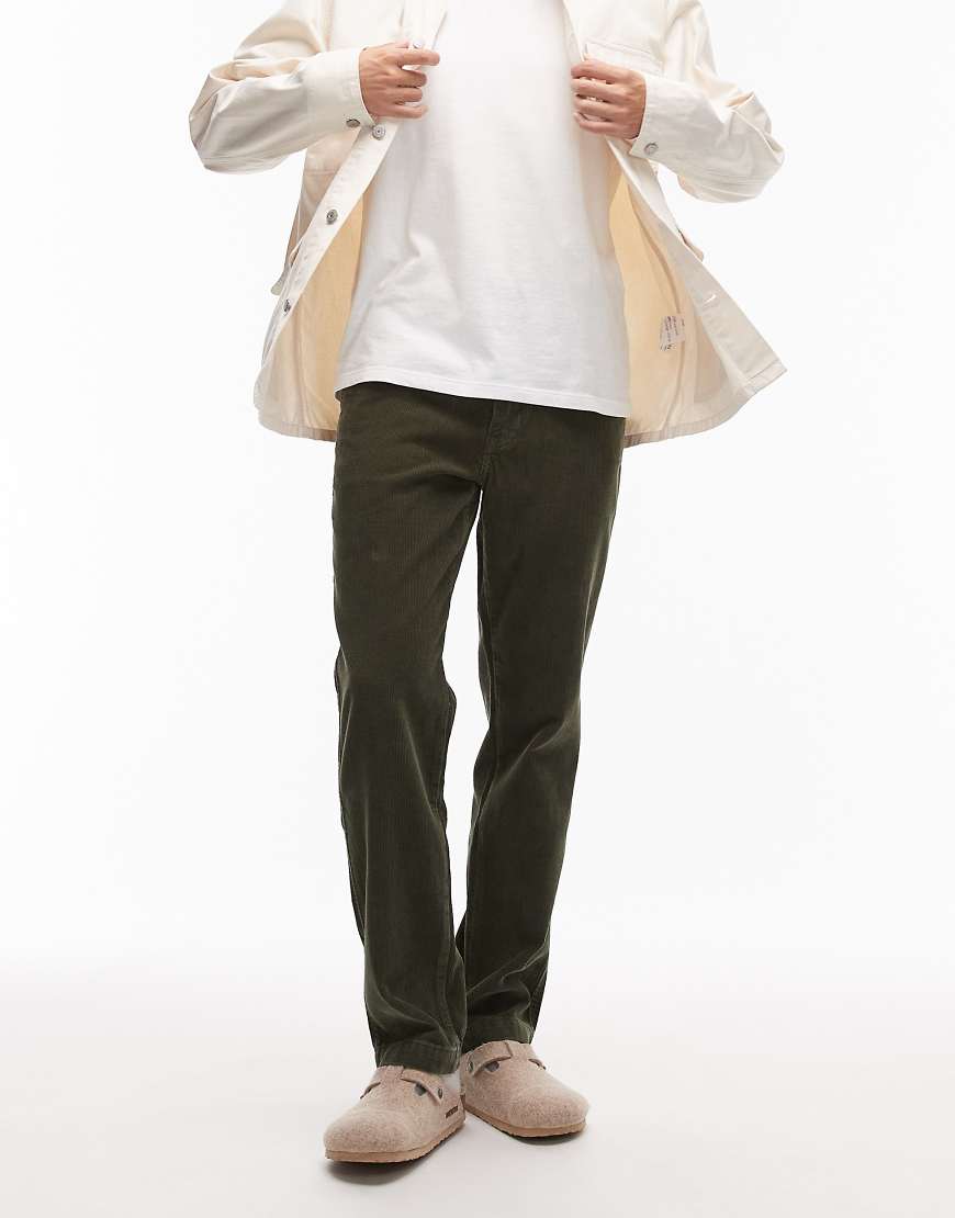 Levi's - XX Chino Authentic - Weite Relaxed-Fit-Hose aus Cord in Dunkelgrün von Levi's