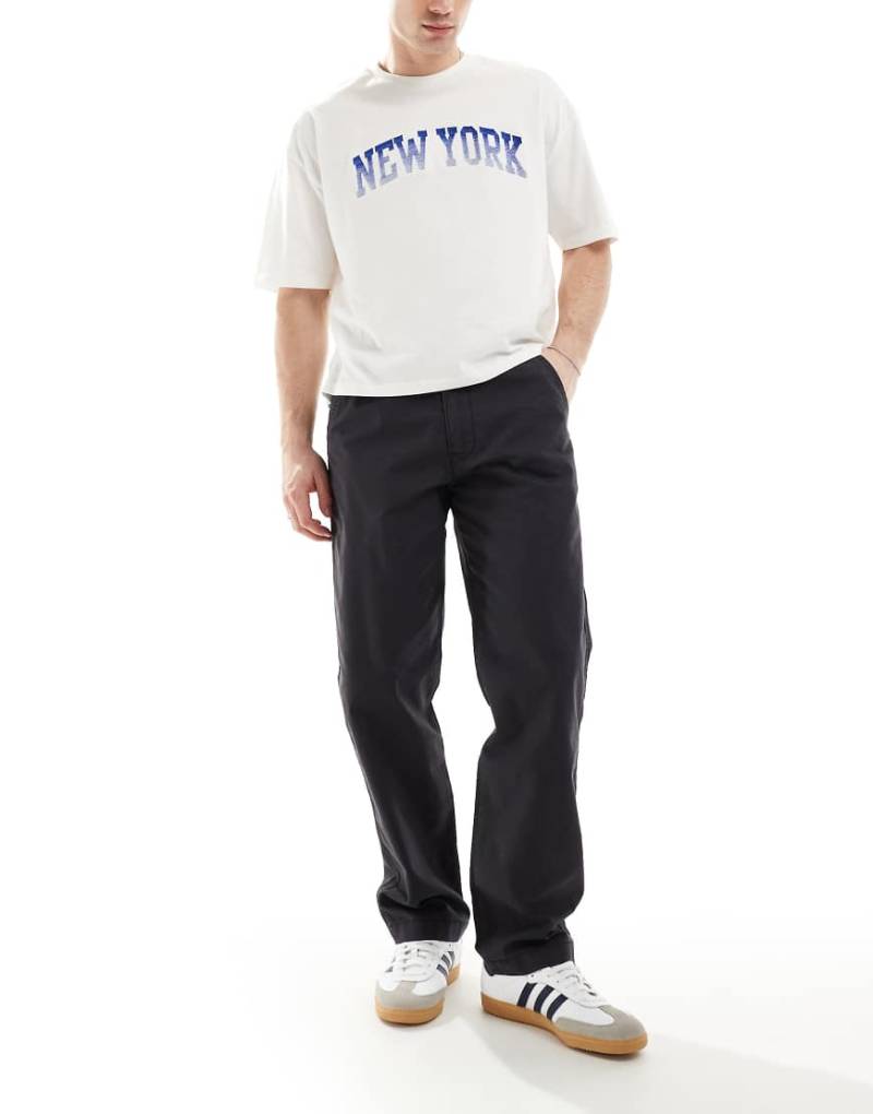 Levi's - XX Easy - Loose-Fit-Chinohose aus Baumwoll-Leinen-Mix in Schwarz von Levi's