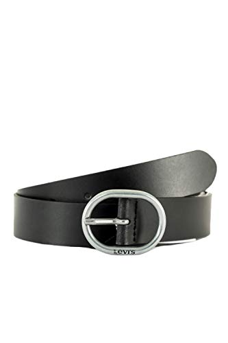 Levi's Women's RED TAB Mainline 100 Leather Belt, Regular Black, 70 von Levi's