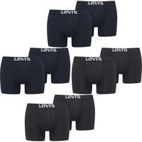 Levis Herren Boxershort Men Solid Basic Boxer Rot Weiss Blau Grau Schwarz - 4er 6er 8er Multipack von Levis