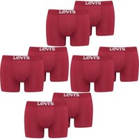 Levis Herren Boxershort Men Solid Basic Boxer Rot Weiss Blau Grau Schwarz - 4er 6er 8er Multipack von Levis