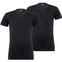 Levis Herren T-Shirt Men V-Neck - Slim Fit - 2er Pack von Levis