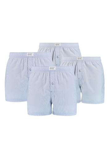 Levis Herren Woven Web Shorts Boxer Boxershorts Unterhose 4 er Pack, Farbe:Light Blue, Bekleidungsgröße:S von Levi's