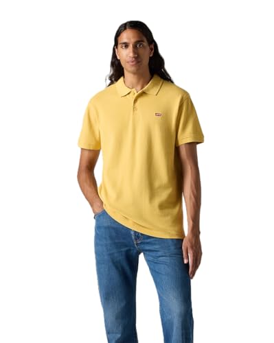 Levi's Herren Housemark Polo Hemd, Ochre Pique, XS von Levi's