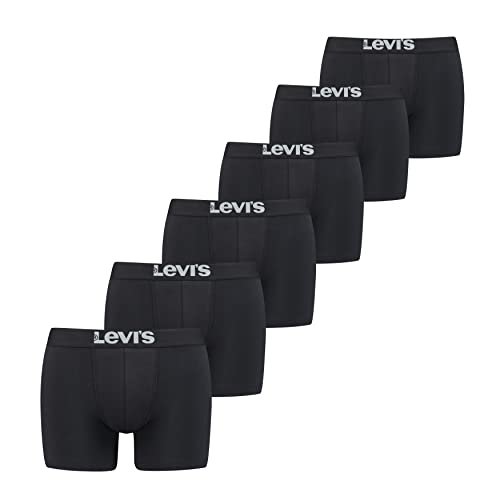 Levi's Herren Boxer, Black, S (6er Pack) von Levi's