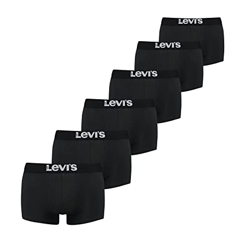 Levi's Herren Trunk, Black, M (6er Pack) von Levi's