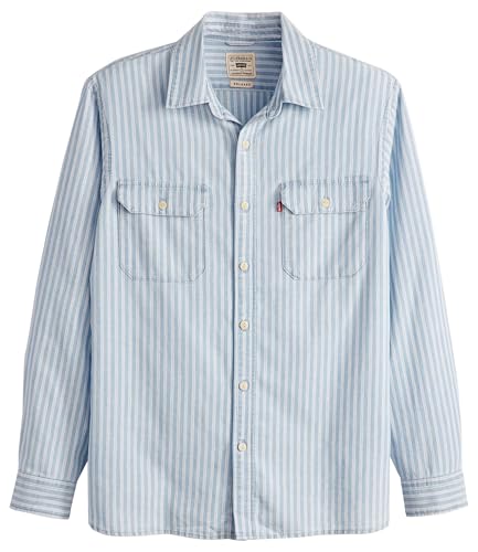 Levis Men's 19573-0253 Shirt, Cannita Stripe Denim, L Levis Men's 19573-0253 Shirt, Cannita Stripe Denim, L von Levi's