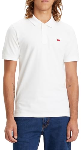 Levi's Herren Slim Housemark Polo Hemd,Bright White,L von Levi's