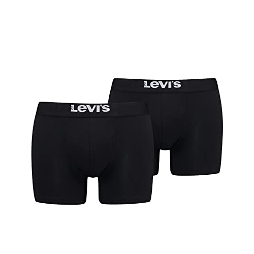 Levis Men's Solid Basic Boxer, Black, XXL von Levi's