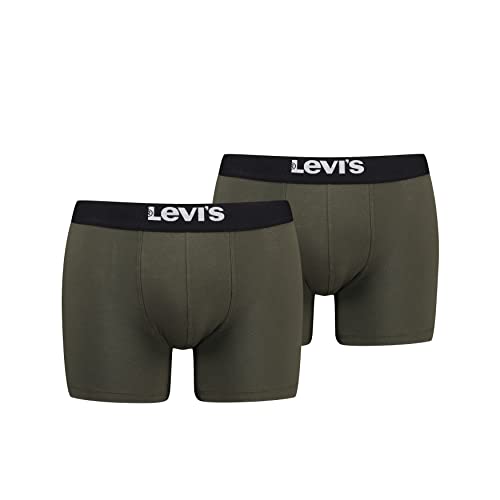 Levi's Herren Solid Basic Boxer, Khaki, M von LEVIS