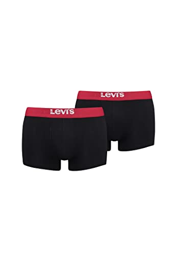 Levi's Herren Trunk Underwear, Black / Red, L von Levi's