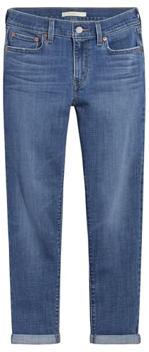 Levi's Damen Mid Rise Boyfriend Jeans, Lapis Gem, 34W / 30L von Levi's