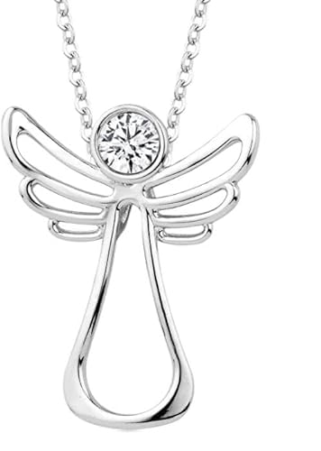 Levien Guardian Angel Clear Crystal Halskette SLE0127 Marke, Estándar, Metall, Kein Edelstein von Levien