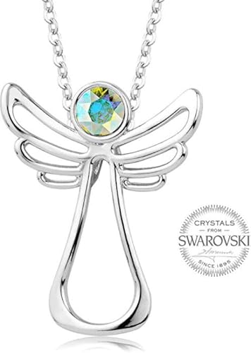 Levien Halskette Rainbow Crystal Guardian Angel Necklace sLE0128 Marke, Estándar, Metall, Kein Edelstein von Levien