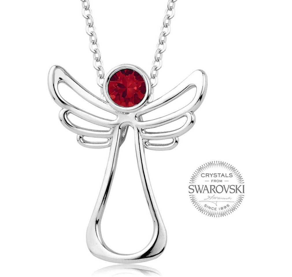Levien Kette mit Einhänger Red Crystal Guardian Angel Necklace von Levien