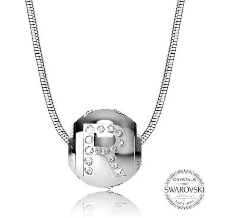 Levien Kette mit Einhänger Steel necklace letter R CLET-R von Levien