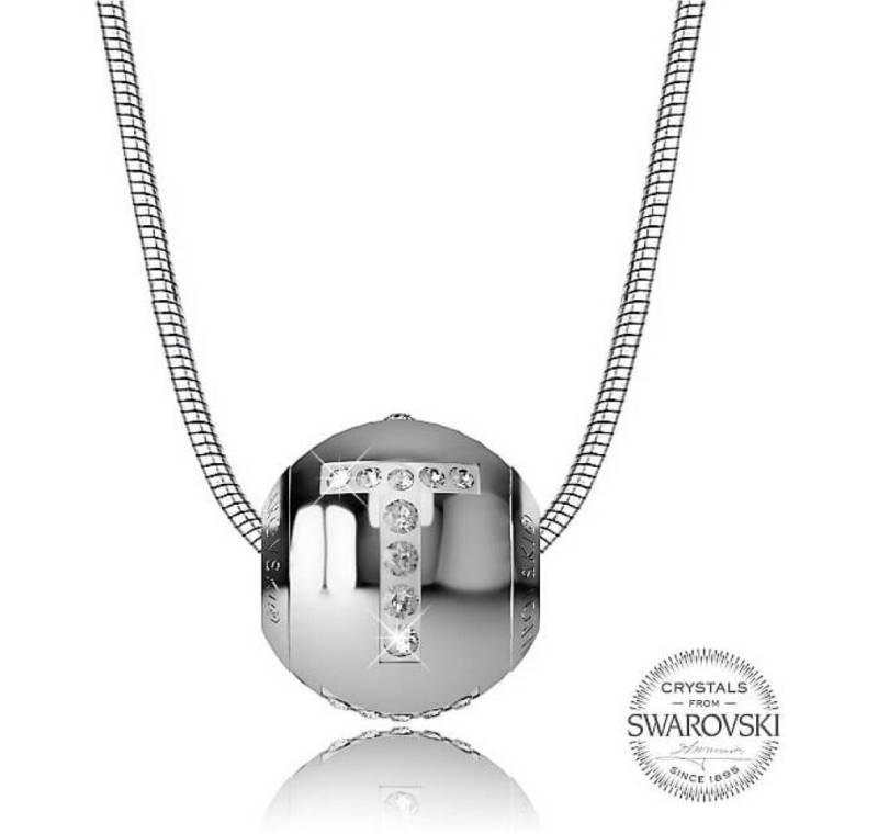 Levien Kette mit Einhänger Steel necklace letter T CLET-T von Levien