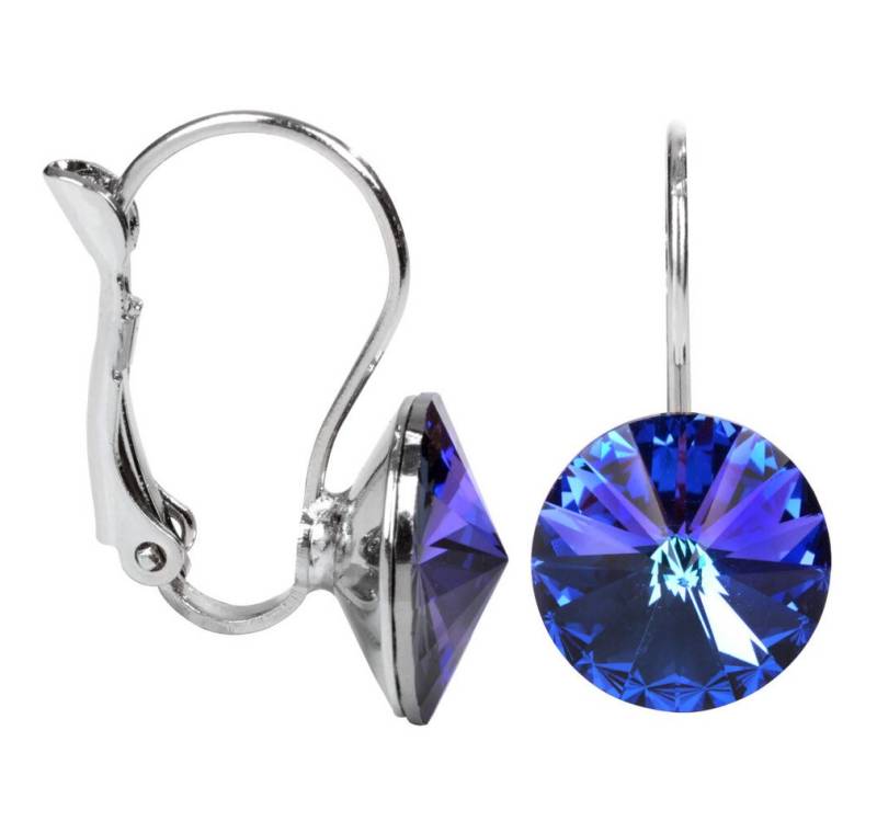 Levien Ohrring-Set Beautiful Rivoli Heliotrope earrings von Levien