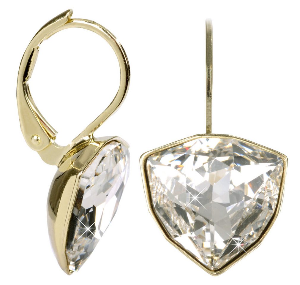 Levien Ohrring-Set Elegant gold-plated Trilliant Crystal earrings von Levien