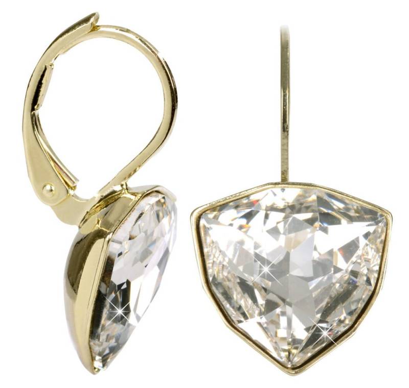 Levien Ohrring-Set Elegant gold-plated Trilliant Crystal earrings von Levien