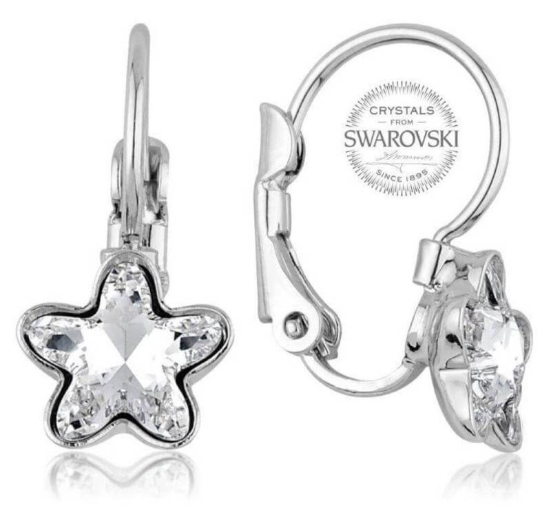 Levien Ohrring-Set Girlish earrings with clear crystal STARBLOOM von Levien