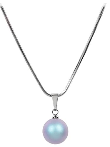 Levien Schöne Perle Iridescent Light Blue Pearl Halskette SLE0297 Marke, Estándar, Metall, Kein Edelstein von Levien