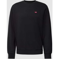 Levi's® Sweatshirt mit Label-Patch in Black, Größe XS von Levi's®