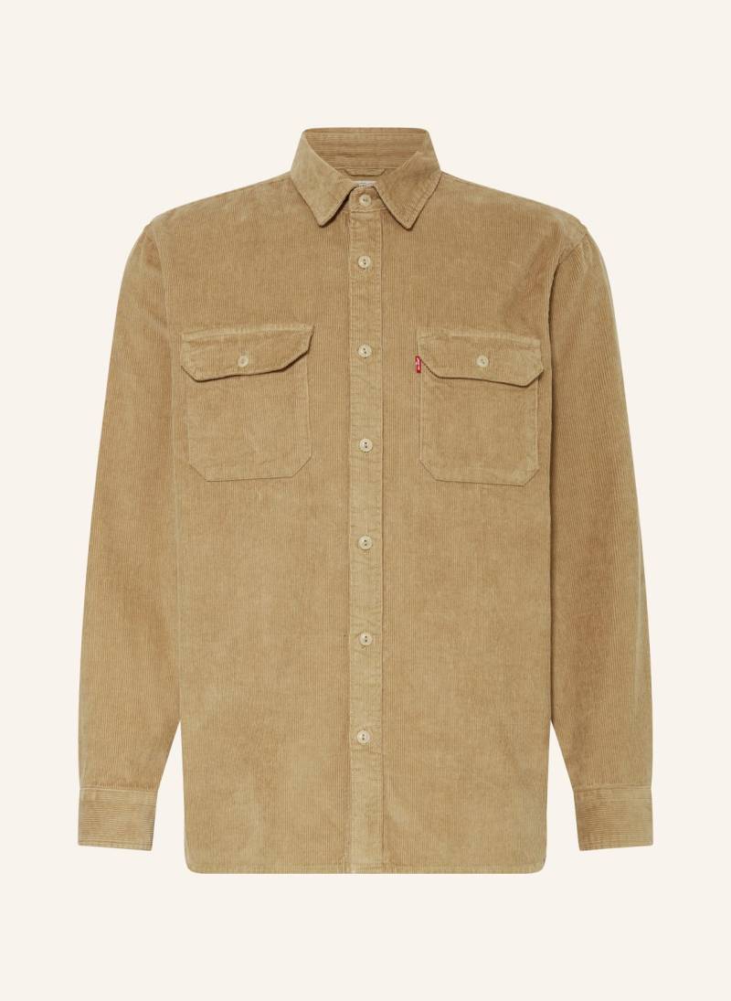 Levi's® Cordhemd Jackson Worker Relaxed Fit braun von Levis