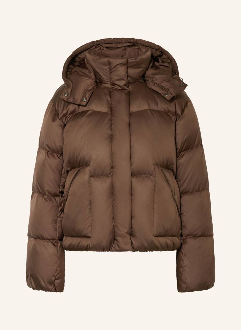 Levi's® Daunenjacke Western Mit Abnehmbarer Kapuze braun von Levis