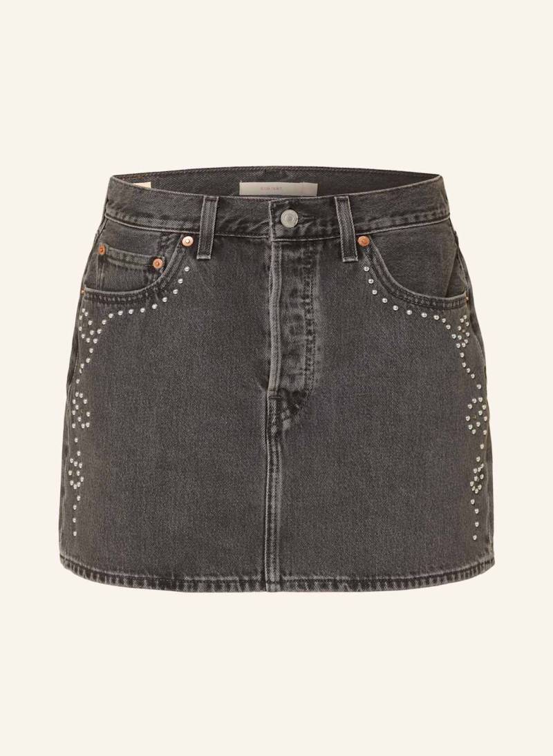 Levi's® Jeansrock Icon Mit Schmucksteinen blau von Levis