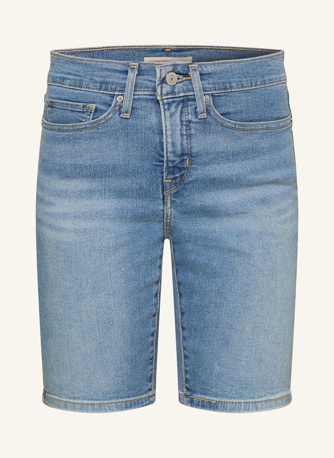 Levi's® Jeansshorts Shaping Bermuda blau von Levis