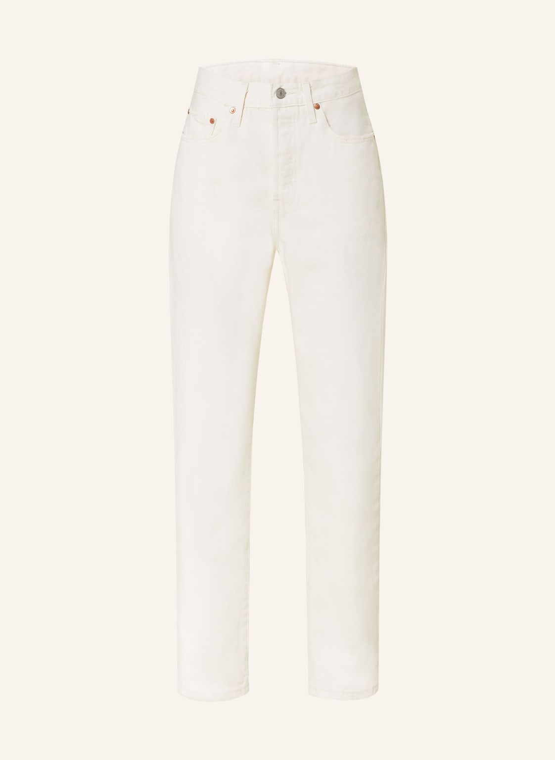 Levi's® Straight Jeans 501 Original Cropped weiss von Levis