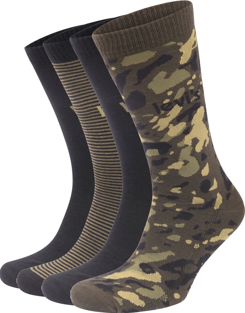 Levi's 4-Paar-Geschenkbox Socken Camo - Größe 39-42 von Levis