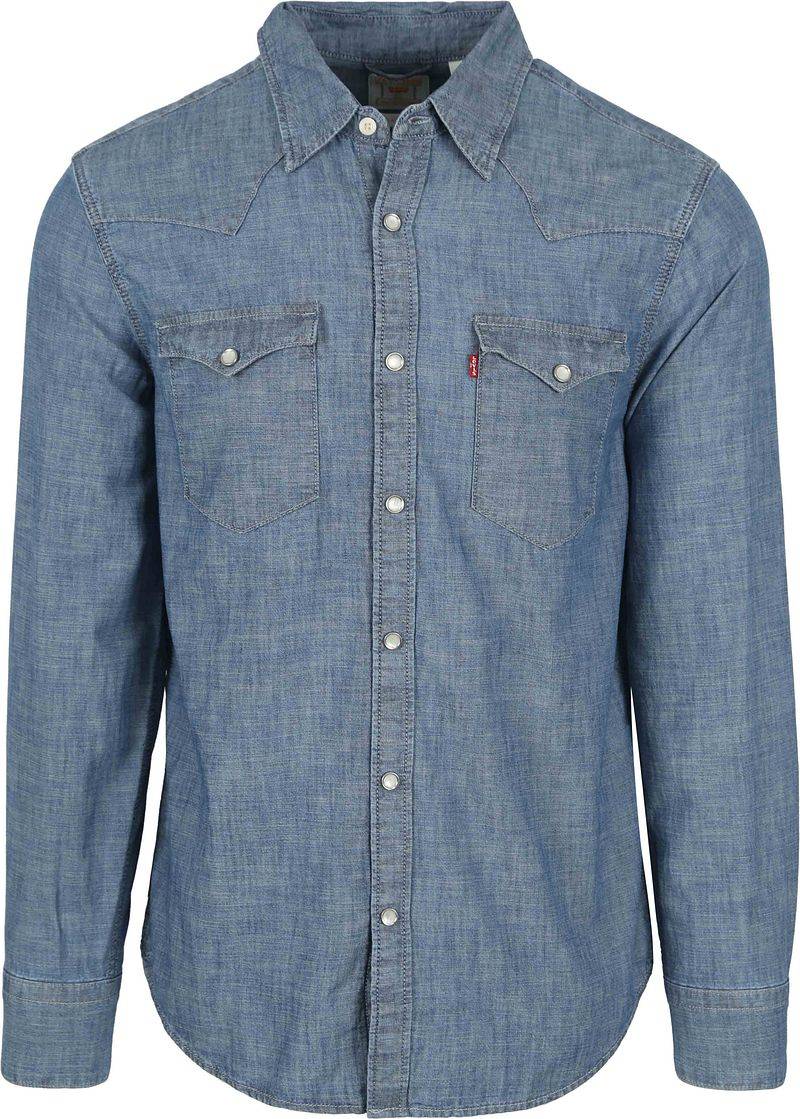 Levi's Barstow Western Hemd Mid Blau - Größe M von Levis
