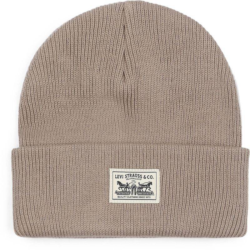 Levi's Beanie-Mütze Patch Beige - von Levis