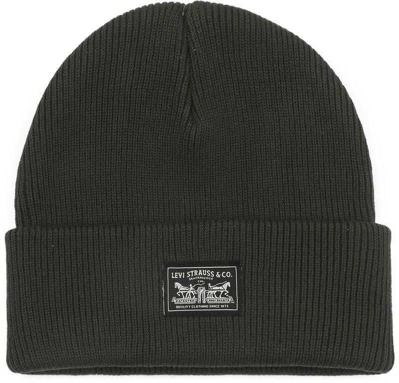 Levi's Beanie-Mütze Patch Grün - von Levis