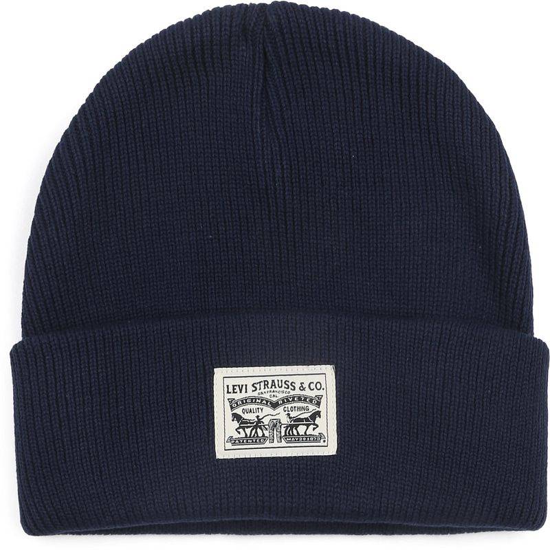 Levi's Beanie-Mütze Patch Navy - von Levis