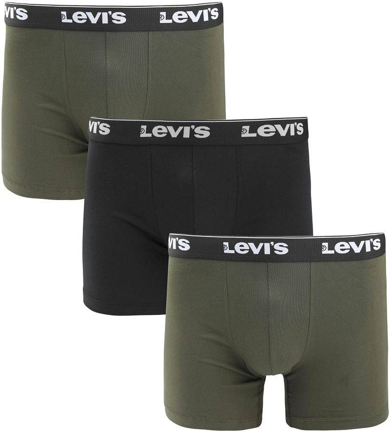 Levi's Boxershorts 3er-Pack Uni Kaki Combo - Größe M von Levis