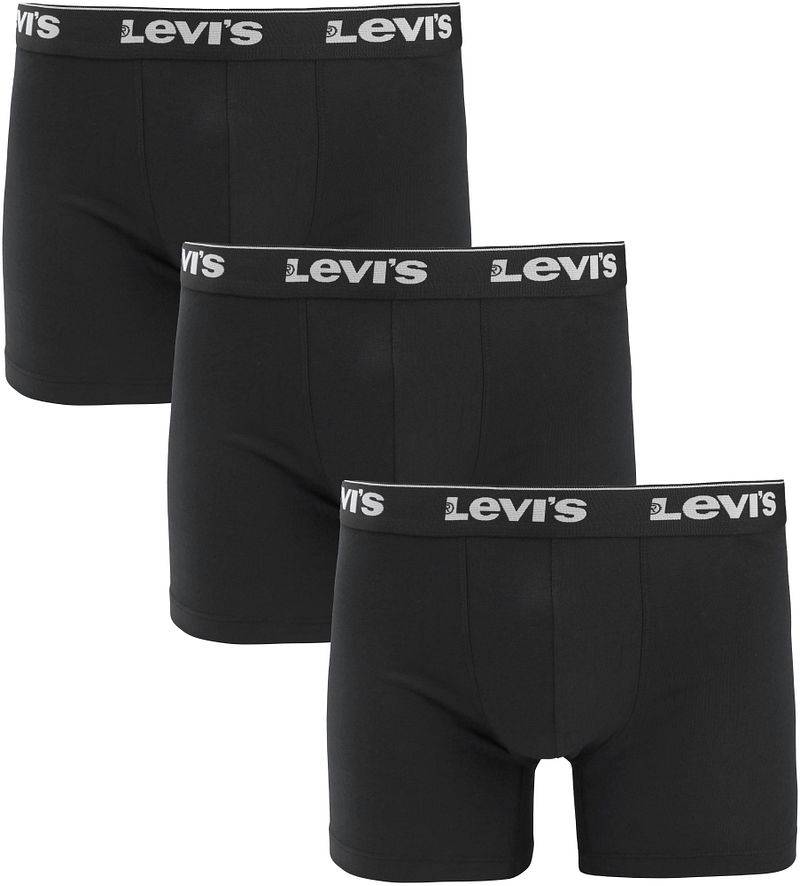 Levi's Boxershorts 3er-Pack Uni Schwarz - Größe L von Levis