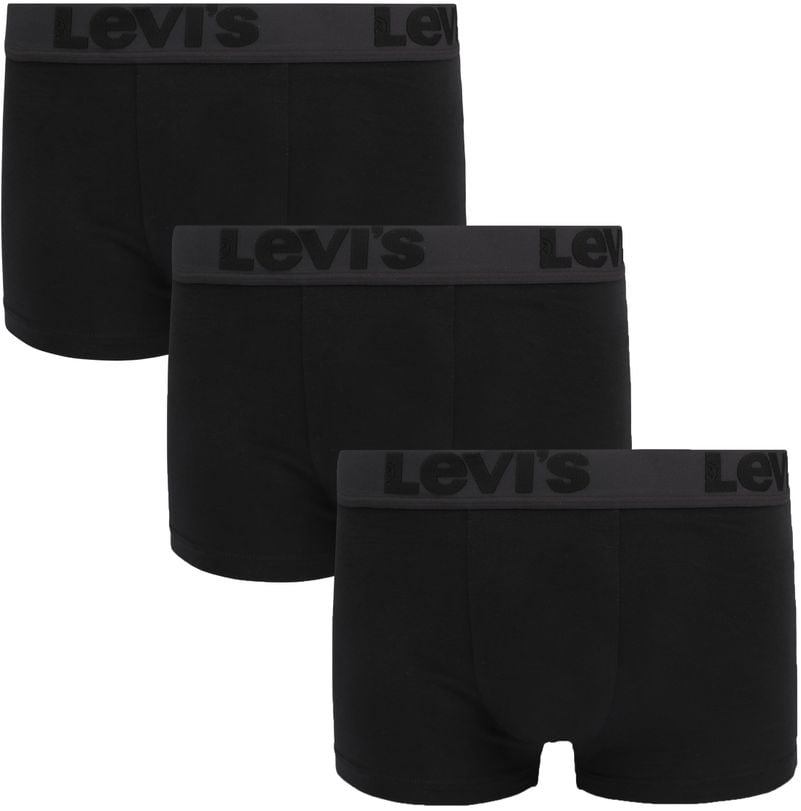 Levi's Boxershorts 3er-Pack Uni Schwarz - Größe M von Levis
