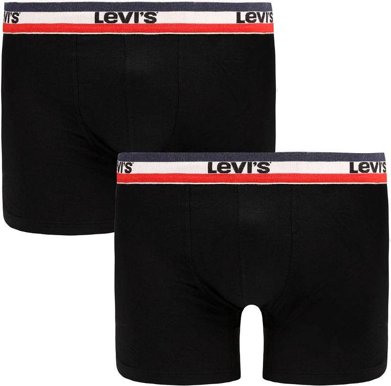 Levi's Brief Boxershorts 2-Pack Schwarz - Größe XL von Levis