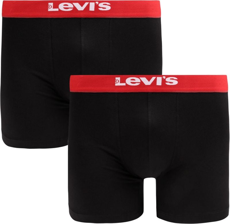 Levi's Brief Boxershorts 2-Pack Schwarz  - Größe XL von Levis
