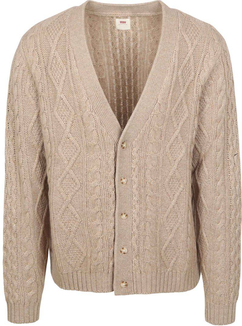 Levi's Original Cardigan Valencia Beige - Größe L von Levis