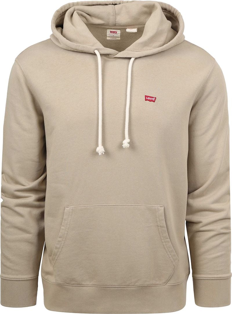 Levi's Original Regular-Fit Hoodie Beige - Größe S von Levis